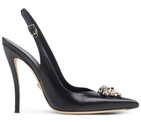 scarpe versace calzino|versace slingback shoes.